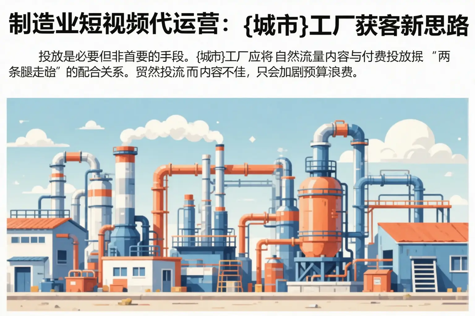 制造业短视频代运营：古田工厂获客新思路