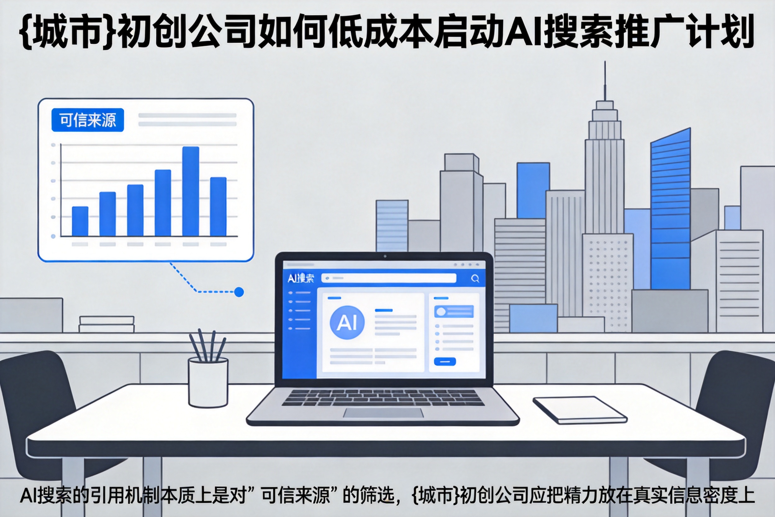 古田初创公司如何低成本启动AI搜索推广计划